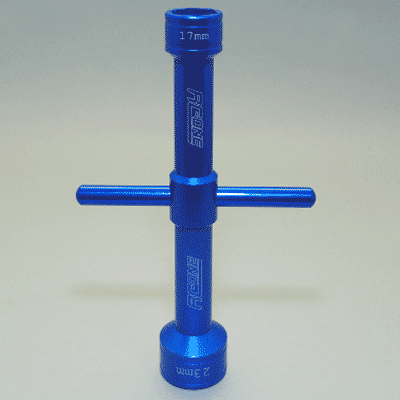 RC-ONE ロングホイールレンチ ブルーアルマイト