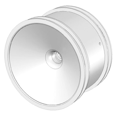 2.8 ディッシュ　フロント用　(ホワイト)
