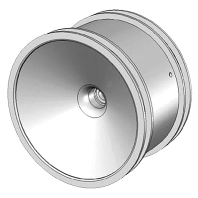 2.8 ディッシュ　フロント用　(クローム)