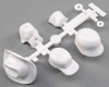 Axial Drivers Head and Hat Set (White) [AXI31635]