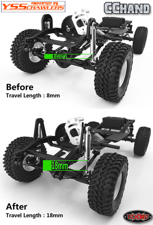 RC4WD Extended Front Shock Mounts for Trail Finder 2!