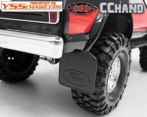 RC4WD Rear Mud Flaps for Traxxas TRX-4 '79 Bronco Ranger XLT