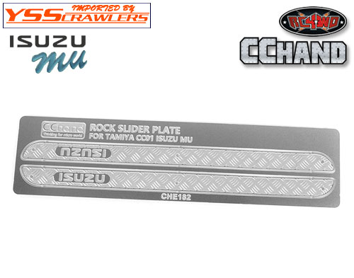 RC4WD Rook Metal Side Sliders for Tamiya 1/10 Isuzu Mu Type X CC-01 (Black)