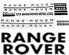 Metal Emblem Set for JS Scale 1/10 Range Rover Classic Body
