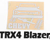 RC4WD クロームデカール for Traxxas TRX-4！[Blazer]