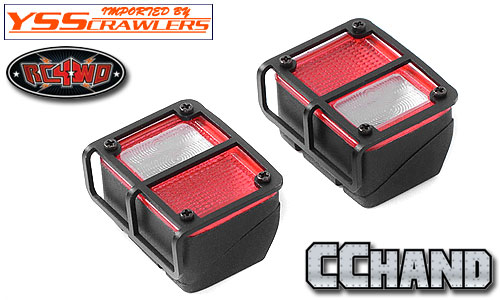 RC4WD Colored Functional Rear Taillight w/Metal Frame for Axial SCX10 Jeep Wrangler!