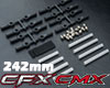 YSS アルミリンクセット 242㎜ シルバー for MST CMX CFX！