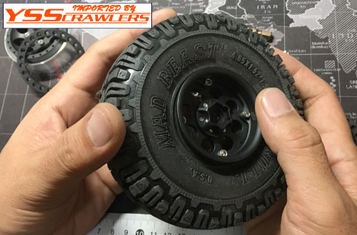 Installing tires to beadlock wheels!