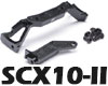 YSS BR フロント アルミ ブレース セット for Axial SCX10-II![ブラック]