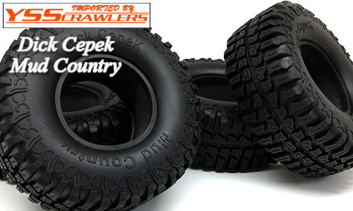 YSS 1.9 Dick Cepek Mud Country Scale Tire! [4pcs]