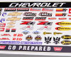 YSS Chevrolet Sticker Set!